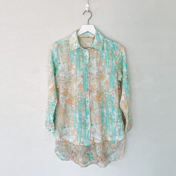 Soft Surroundings Ensconce Tunic Shirt Small - Picture 1 of 5